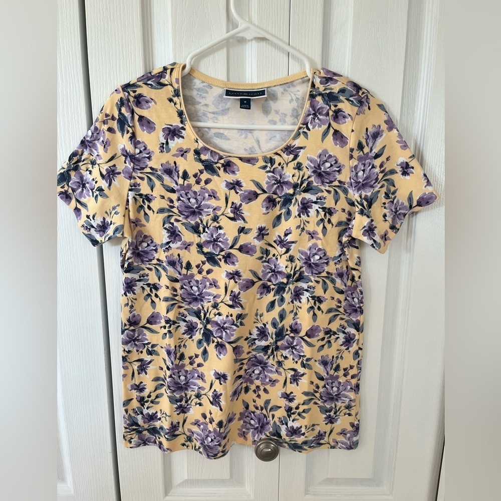 Karen Scott Floral T-shirt